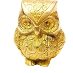 Golden Owl Statue