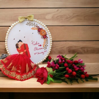 Wedding Hoopart Red