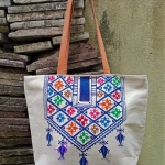 HAND PAINTED CANVAS BAG HPCB-T1-D9