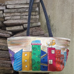 HAND PAINTED CANVAS BAG HPCB-T2-D1