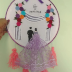 Wedding hoop with tassel