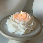 Aesthetic Rose Candle