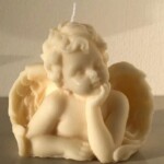 Angel Cherub Candle