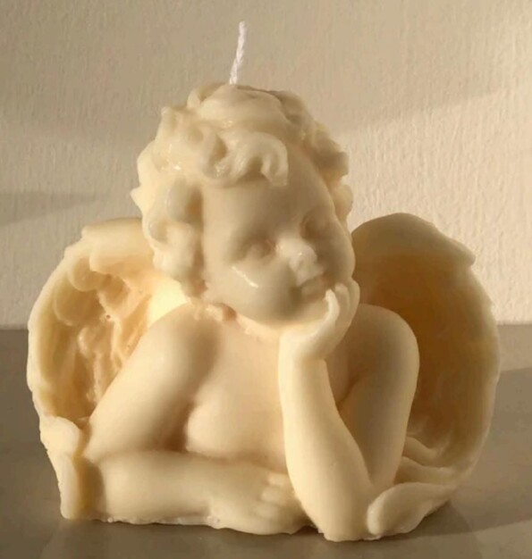 Angel Cherub Candle