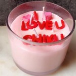 Big Jar Customized Written Note On Candle