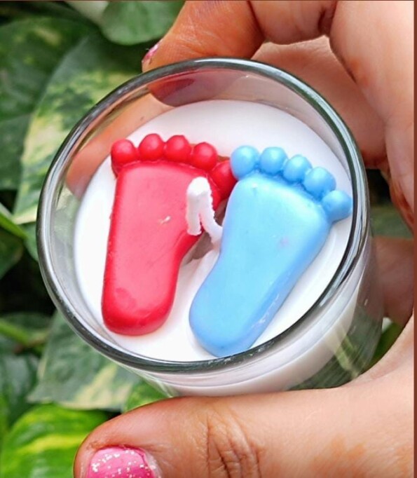 Child Foot Jar Candle