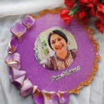 Resin Floral Photo Frame