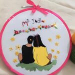 Painted Embroidered Hoop