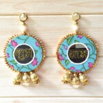 Turquoise Round Shubh Labh Wall & Door Decor