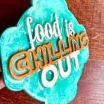 Food is Chillin Fridge Magnet