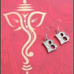 Alphabet Earring – B