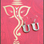 Alphabet Earring – U